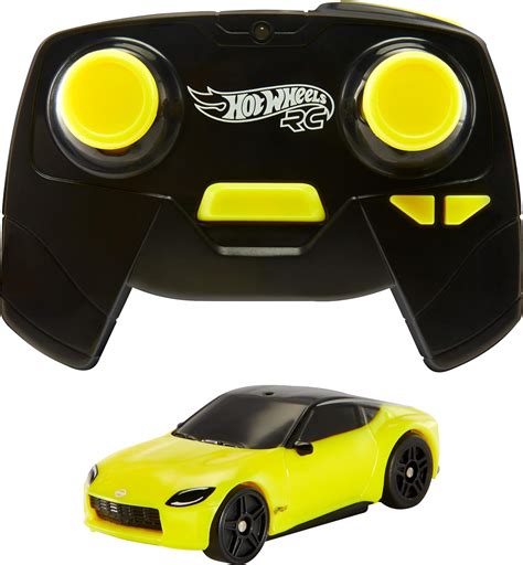 Amazon Hot Wheels Scale Rc Toy Car Remote Control Nissan Z For On Or Off Track Play