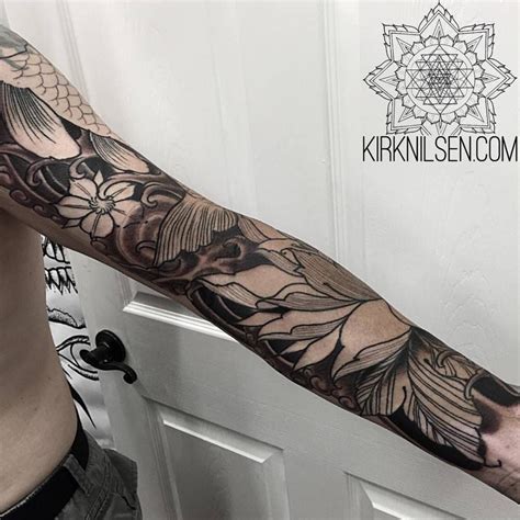 Japanese Style Full Sleeve Tattoo Sleeve Tattoos Tattoos Stylish