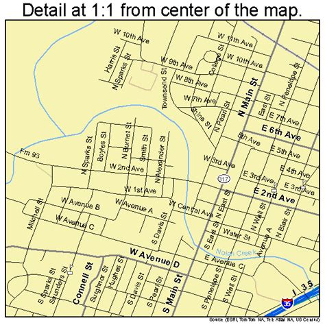 Belton Texas Street Map 4807492
