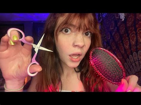 ASMR Girl Cuts Your Hair In Class And Ruins It Roleplay YouTube