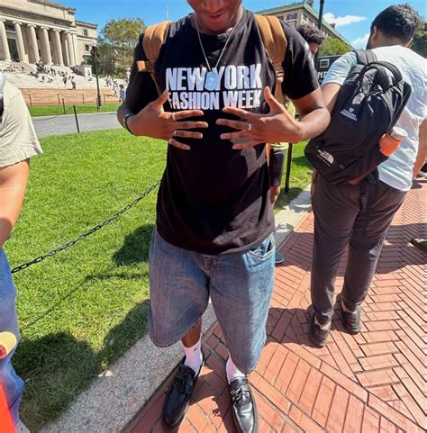 New York Fashion Week Shirt Jorts Doc Marten Adrian Loafers Loafers