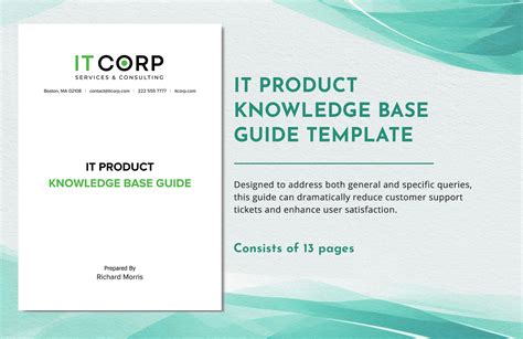 IT Product Knowledge Base Guide Template in Word, PDF, Google Docs ...