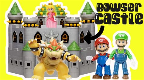 The Super Mario Bros Movie Luigi And Mario Build Bowser S Castle With