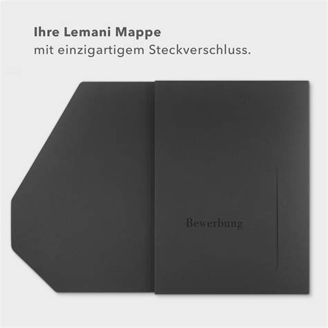 Lemani Premium Bewerbungsmappe Stratag