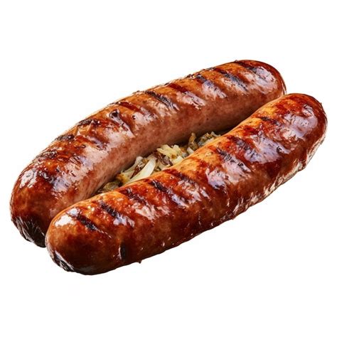 Premium Ai Image There Are Two Sausages On A Bun With Onions On The