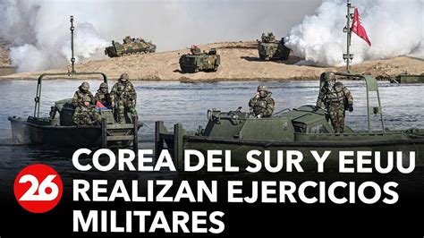 Corea Del Sur Y Eeuu Realizan Ejercicios Militares Conjuntos 26global Youtube