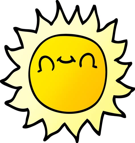 Cartoon Doodle Sunshine 12143712 Vector Art At Vecteezy