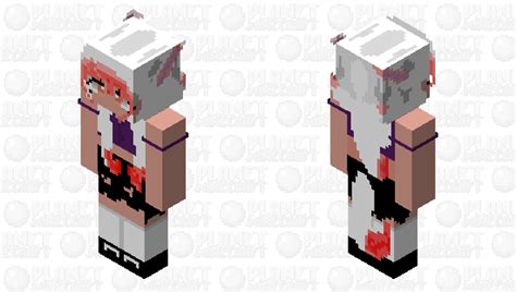 Beach Party Kitsune Fox Girl Usagi Minecraft Skin