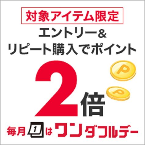 1月1日0時～24時間限定 楽天市場！ワンダフルデー！購入履歴のアイテム限定！エントリー＆リピート購入でポイント2倍 楽天市場ポイントキャンペーン