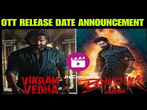 VIKRAM VEDHA BHEDIYA MOVIE OTT REALESE DATE ANNOUNCEMENT YouTube