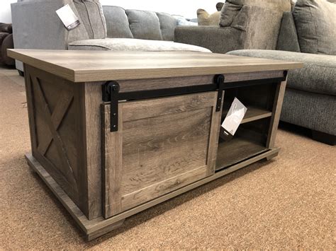 Barn Door Coffee Table