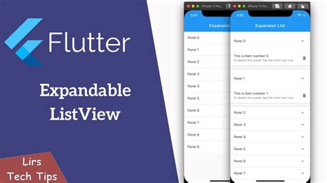 Flutter Expandable Listview In Flutter Youtube