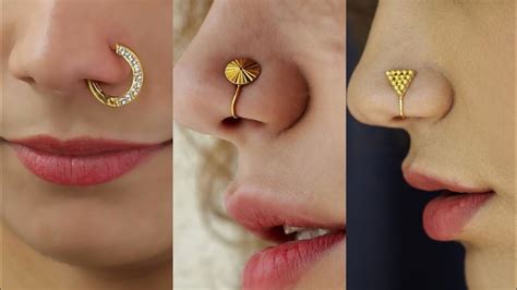 Fancy Gold Nose Pin Design Idea Gold Nose Pin Design Latest Nose