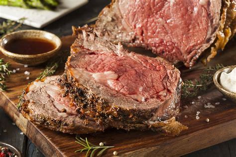 Classic Roast Prime Rib Of Beef Au Jus Beef Poster