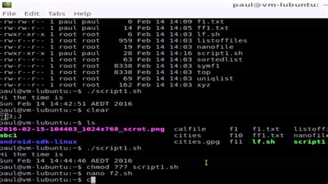 How To Execute A Shell Script In Linux Shell Terminal Youtube