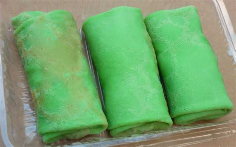 Kd S Malaysian Delights Kuih Ketayap Dadar Pandan Flavoured Crepe