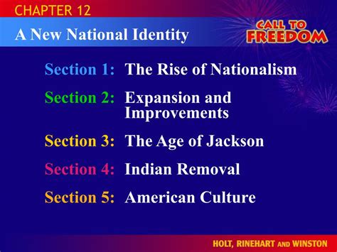 Ppt Section 1 The Rise Of Nationalism Section 2 Expansion And