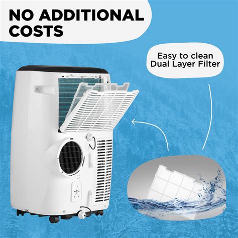 AIRO COMFORT 5000 BTU DOE 115 Volt White Vented Portable Air