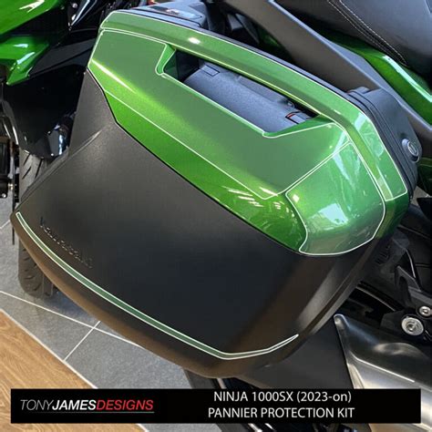 NINJA 1000SX 2023 On PANNIER PROTECTION KIT Paint Protection Film