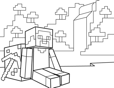 Dibujos Para Colorear Minecraft