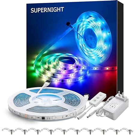 Amazon Supernight Led Strip Lights Rgb Color Changing Ft