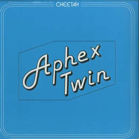 Aphex Twin – Cheetah EP - Fonts In Use in 2023 | Aphex twin, Cheetah, Twins