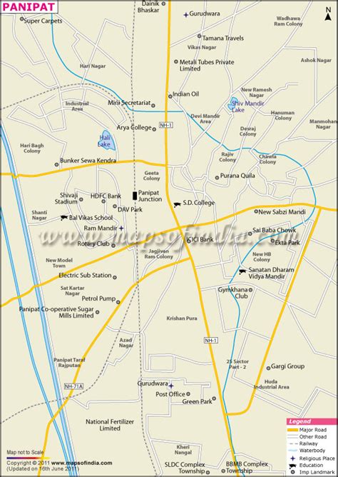 Panipat City Map