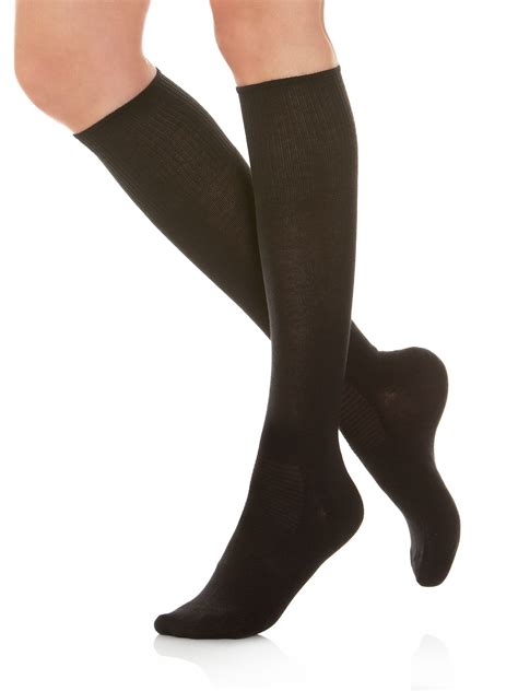 Relaxsan 560l Black Sz 2 Diabetic Socks For Men Women Over The Calf Seamless Socks Non