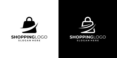 Shopping Bag Logo Design Template Vector Illustration Icon Symbol