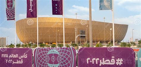 Doha,Qatar- September 09,2022:Lusail Iconic Stadium or Lusail Stadium is a Football Stadium in ...