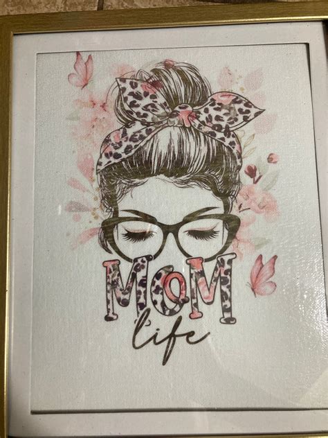 Mom Life Sublimation Design Etsy