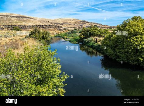 Palouse River Close To Washtucna Wa Stock Photo Alamy