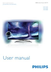 Manual Philips Pfl S Led Television