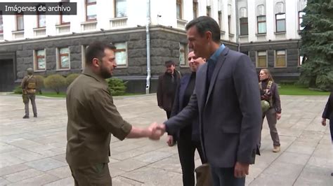 Sánchez visita Ucrania por segunda vez en la víspera del primer