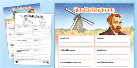 Ks The Netherlands Fact File Template Professor Feito