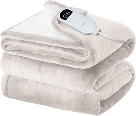 Cozy Comfort Heated Blanket Electric Twin Flannel Electric Blanket