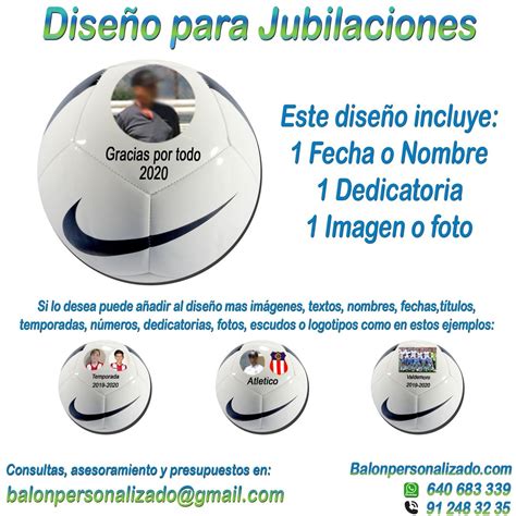 Bal N F Tbol Personalizable Con Fotos Y Textos Para Jubilaci N Pitch