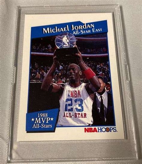 1988 NBA Hoops Michael Jordan All-Star-East MVP basketball card ...