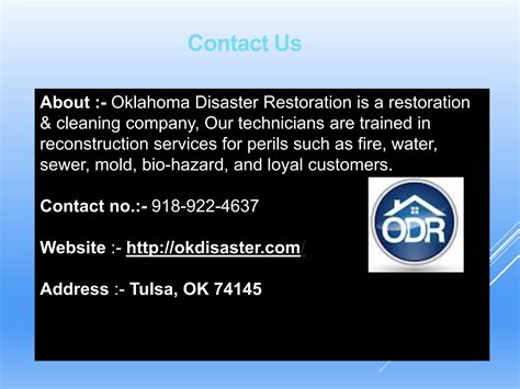 Tulsa Water Damage Restoration