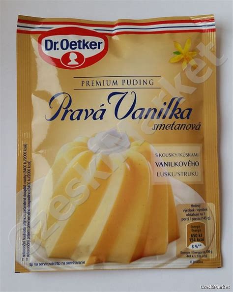 Budyń Waniliowy Premium Puding Prawdziwa Wanilia Z Madagaskaru Dr