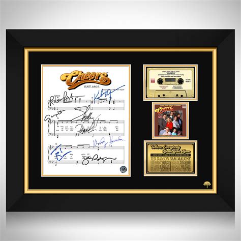 Cheers Theme Gold Cassette Limited Signature Edition Custom Frame Rare T