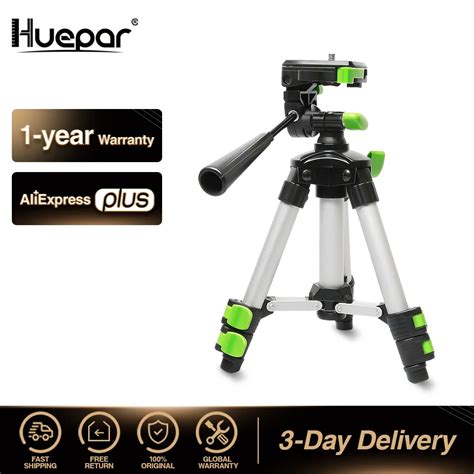 Huepar Tr Pied R Glable Portable En Aluminium Pour Cam Ra De Niveau