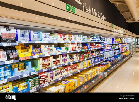 England London Lidl Supermarket Shelf Display Stock Photo Alamy