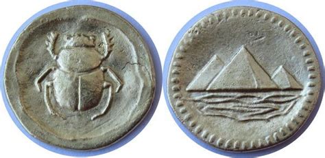 Token Magnet Ancient Egypt Scarab Russia Numista