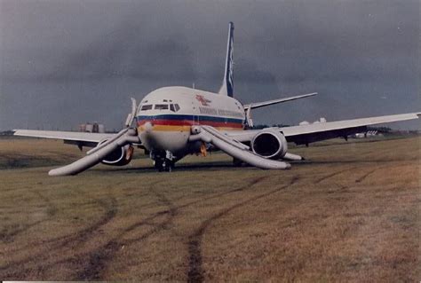 LOUISIANA 24 May 1988 - TACA Flight 110 made a successful deadstick landing on a grass levee at ...