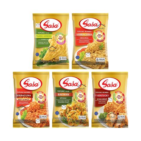 Sasa Practical And Delicious Seasoning Flour Various Variants Choose