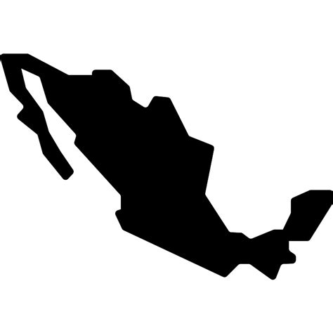 Mexico Map Vector SVG Icon SVG Repo