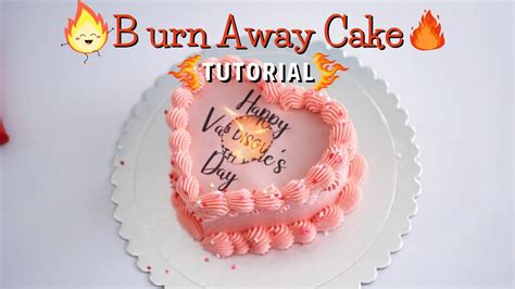 Viral Burn Away Cake Fire Cake Full Tutorial Tips For Success YouTube