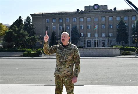 Aliyev Is Finally In Khankendi, The Center Of Nagorno-Karabakh ...