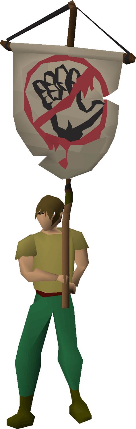 File:Protest banner (khaki) equipped male.png - OSRS Wiki